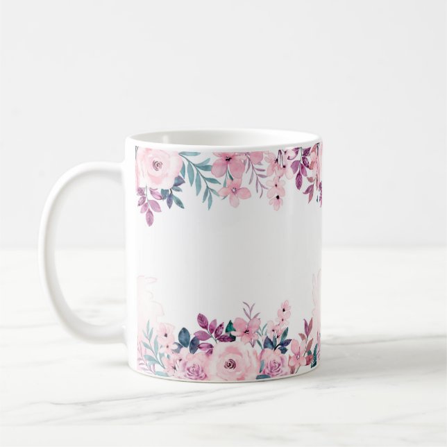 Taza De Café beautiful flowers (Izquierda)