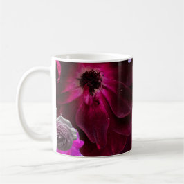 Taza De Café Beautiful Purple Rose Collage