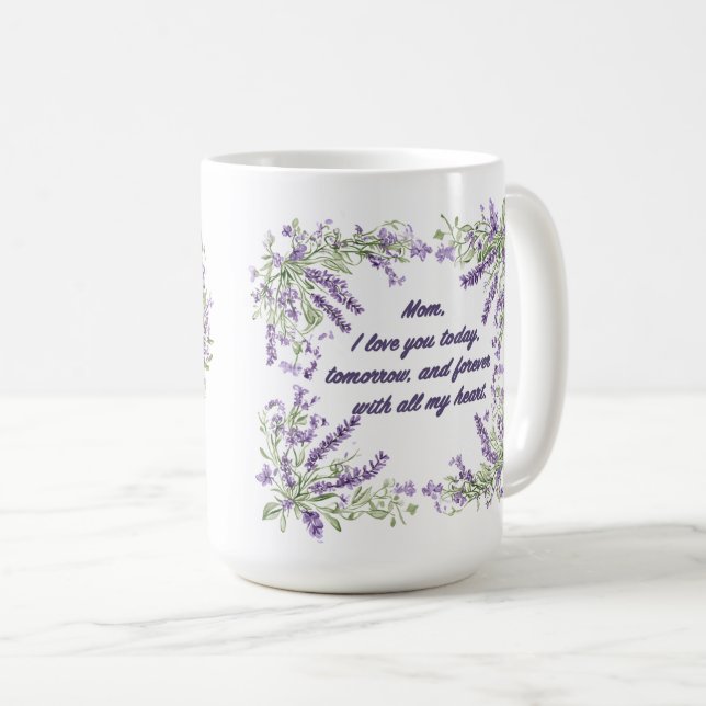 Taza De Café Beautiful Sentiment For Mom Wrap (Anverso derecho)