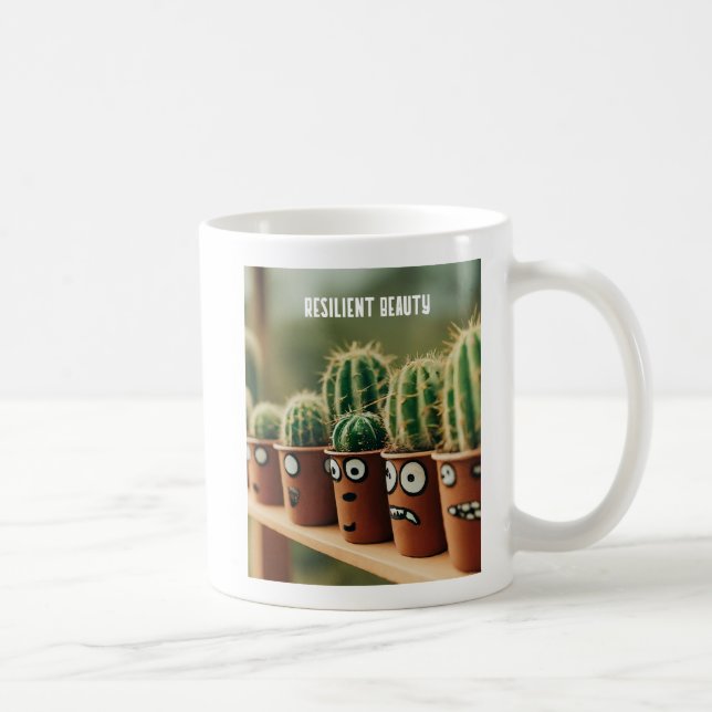 Taza De Café Beauty Cactus Gift Mug (Derecha)