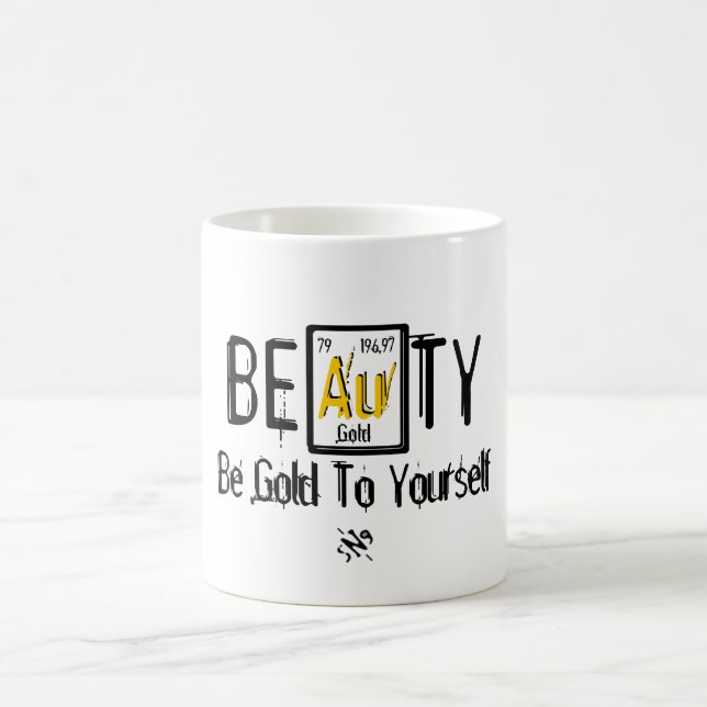 Taza De Café BEAuTY (Sé Oro Para Ti Mismo) (Centro)