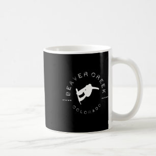 Taza De Café Beaver Creek Colorado Gráfico Vintage Snowboarding