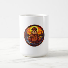 Taza De Café Beaver Firefighter