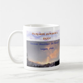 Taza De Café Beaver Mountain Ski Resort Mug