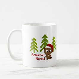 Taza De Café ¡Beaver-y Merry! Navidades Beaver