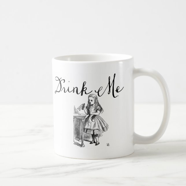 Taza De Café Beba Alicia en el paño de las maravillas (Derecha)
