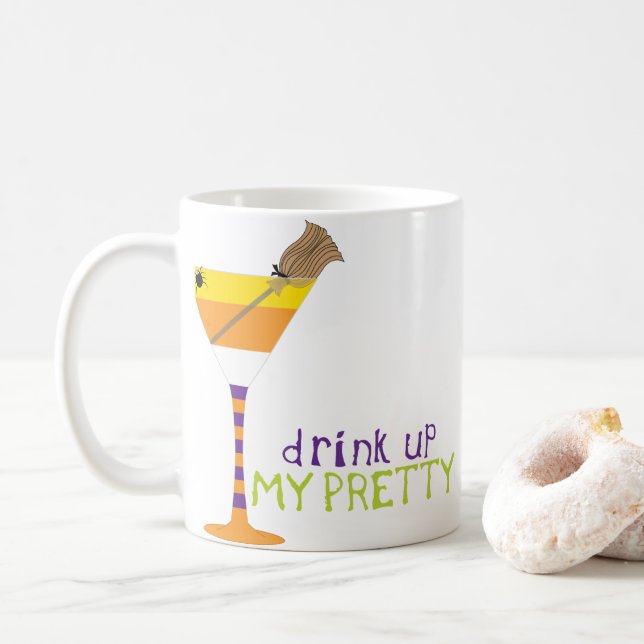 Taza De Café Beba arriba (Con donut)