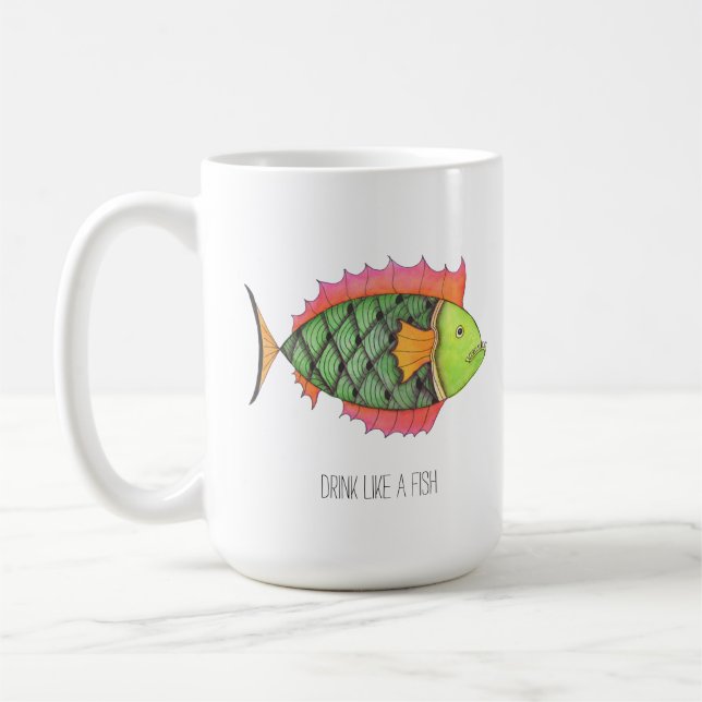 Taza De Café Beba como un pasto (Izquierda)