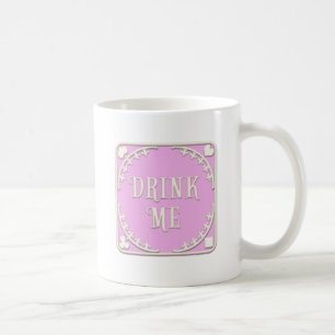 Taza De Café "Beba conmigo" aventuras en el emblema rosa de Mar