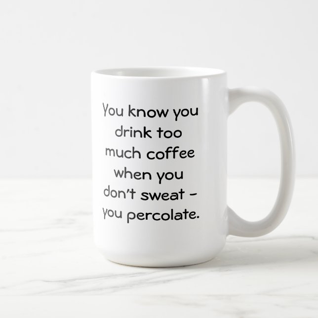 Taza De Café beba demasiado café y filtre (Derecha)