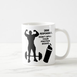 Taza De Café Beba Responsablemente no derrames tu sacudida de p