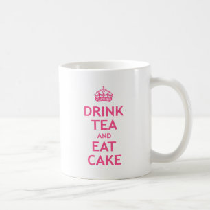 Taza De Café Beba té y come pasteles