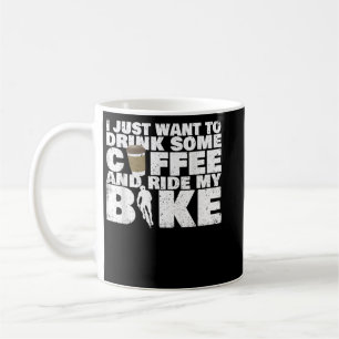 Taza De Café Beba Un Café Y Paseo En Bicicleta - Ciclismo