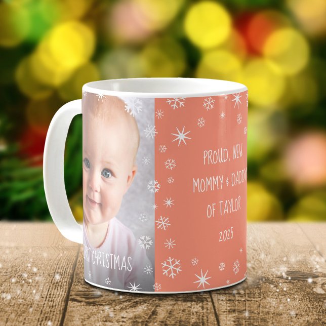 Taza De Café Bebé 1 Navidades Novedades Mamá y Papá 2 Fotografí (Subido por el creador)