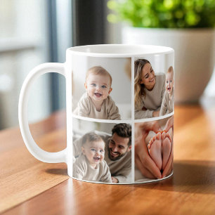 Taza De Café Bebé 8 Foto Collage Imagen Lindo Instagram