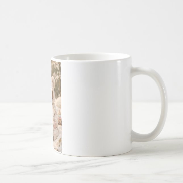 Taza De Café Bebé adorable con traje de oso (Derecha)