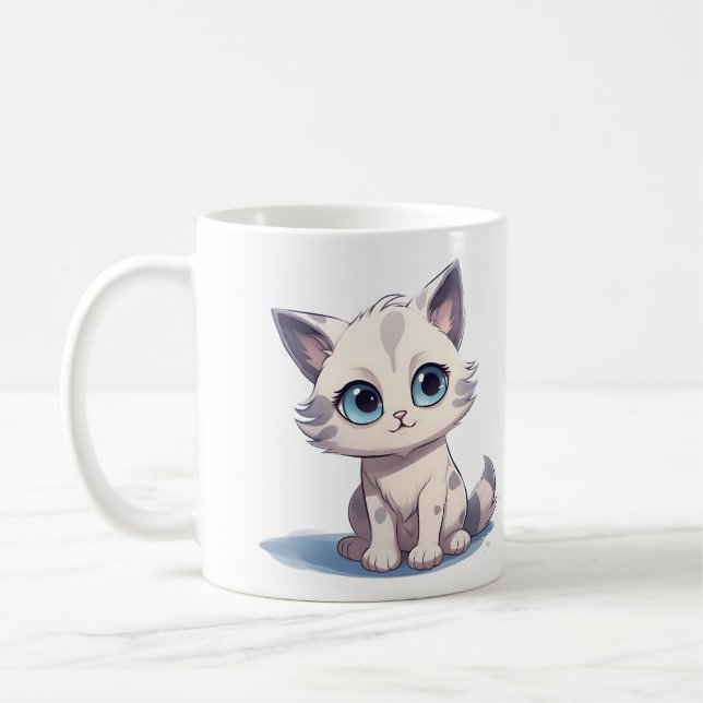 Taza De Café Bebé Adorable Cute Animales Café Mug (Izquierda)