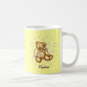Taza De Café Bebé amarillo oso mugre