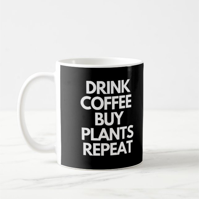 Taza De Café Bebe café compra plantas repetidas (Izquierda)