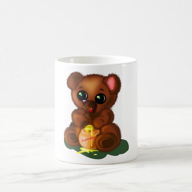 Taza De Café Bebé Cariño Bear Mug - Dulce - Pintura (Centro)