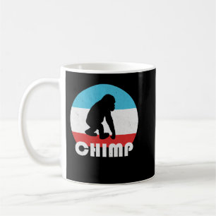 Taza De Café Bebé Chimpanzee Chimp Vintage Retro Silhouette Gif
