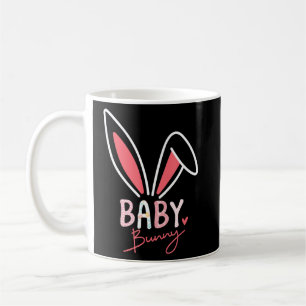 Taza De Café Bebé conejo Orejas Huevos de corazón Cazando Hombr