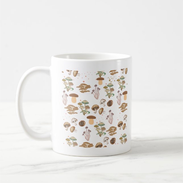 Taza De Café Bebé de hongos variados (Izquierda)