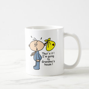 Taza De Café Bebé de la casa de la abuela (AZUL)