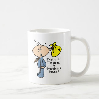 Taza De Café Bebé de la casa de la abuela (AZUL)