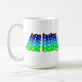 Taza De Café bebé de los 60 nacido en los sesenta cumpleaños se