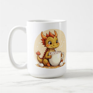 Taza De Café Bebé Dragón Adorable Chocolate Caliente Niños Kawa