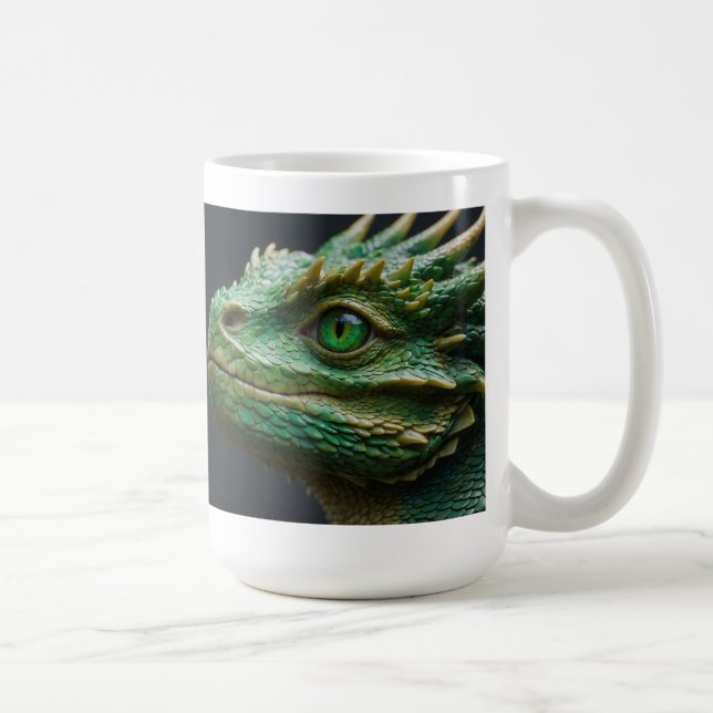 Taza De Café Bebé Dragon Fantasy Art (Derecha)