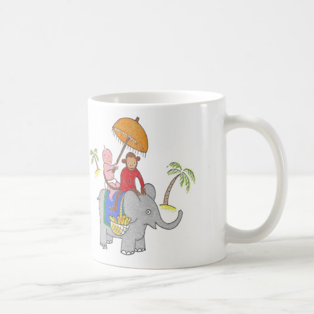Taza De Café Bebé en elefante (Derecha)