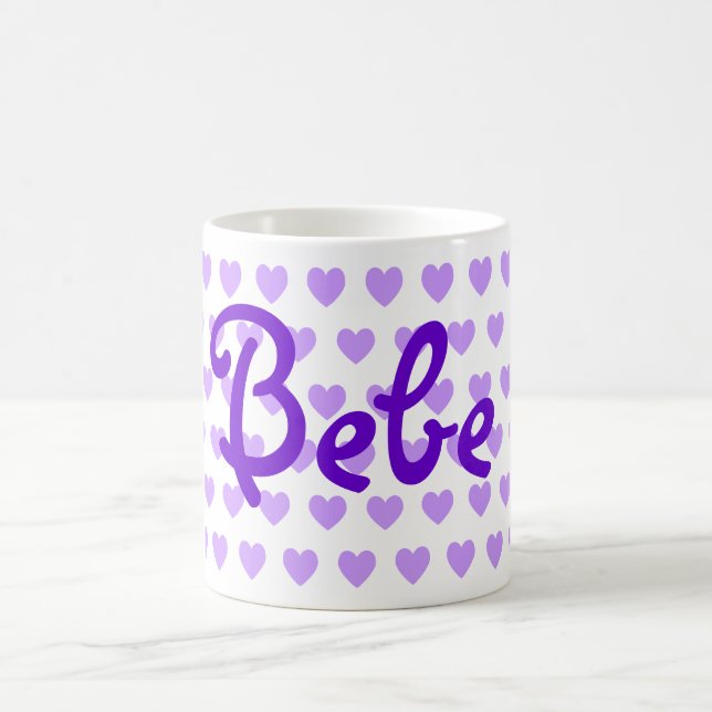 Taza De Café Bebe en morado (Centro)