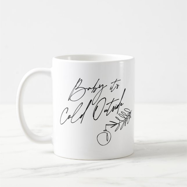Taza De Café Bebé, frío fuera de las vacaciones de Navidades (Izquierda)