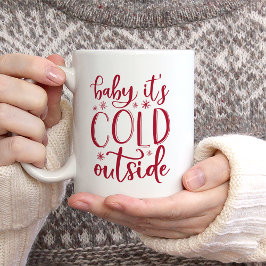 Taza De Café Bebé hace frío afuera