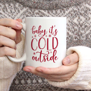 Taza De Café Bebé hace frío afuera