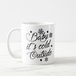 Taza De Café Bebé hace frío afuera
