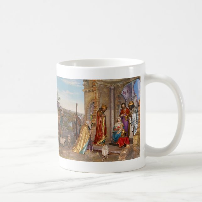 Taza De Café Bebé Jesús de Nazaret llevado en Belén (Derecha)