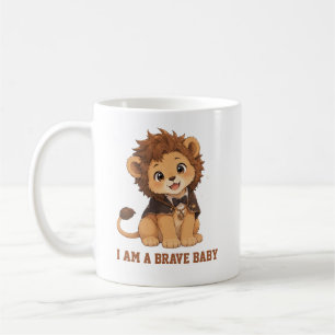Taza de café "Bebé León Adorable 'Soy un Bebé Vali