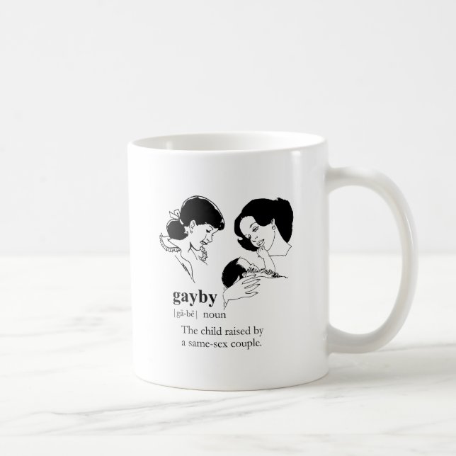 Taza De Café BEBÉ LÉSBICO (Lesbiana) (Derecha)