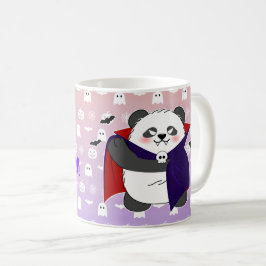 Taza De Café Bebé lindo de Halloween Vampiro Panda Dracula