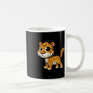 Taza De Café Bebé lindo Jaguar - Tee de amante de gato animal d