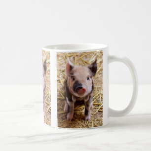 Taza De Café Bebé lindo lechón Granja de animales Barnyard Babi