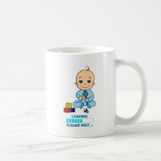 Taza De Café Bebé Loading Please Wait embarazo nacimiento