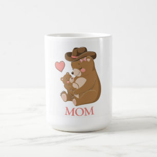 Taza De Café Bebé Oso Feliz Día de la Madre