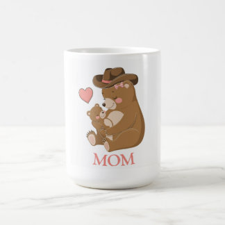 Taza De Café Bebé Oso Feliz Día de la Madre
