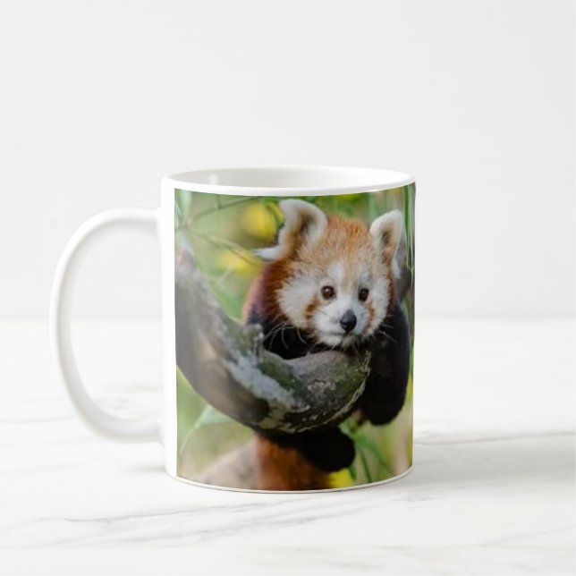 Taza De Café Bebé panda rojo (Izquierda)