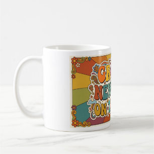 Taza De Café Bebé Retrosoleado en Camino Groovy 