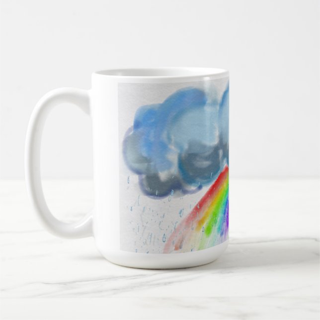Taza De Café bebe una nube de felicidad (Izquierda)